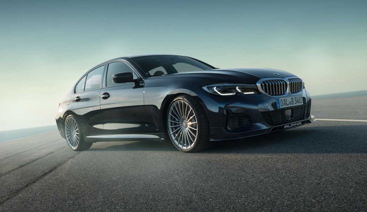 Az Alpina B3 szedán elölről