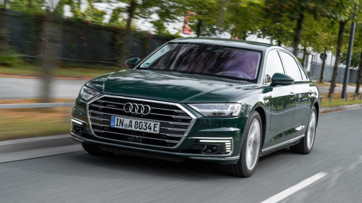 2020 Audi A8 Plug-in Hybrid elölről