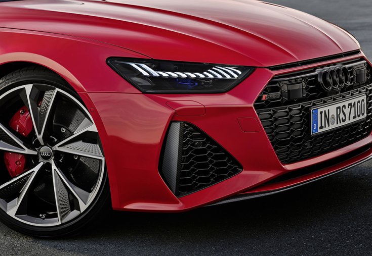 A 2020-as Audi RS7 Sportback orr része