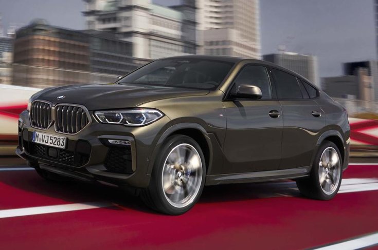 2020-as BMW X6 elölről