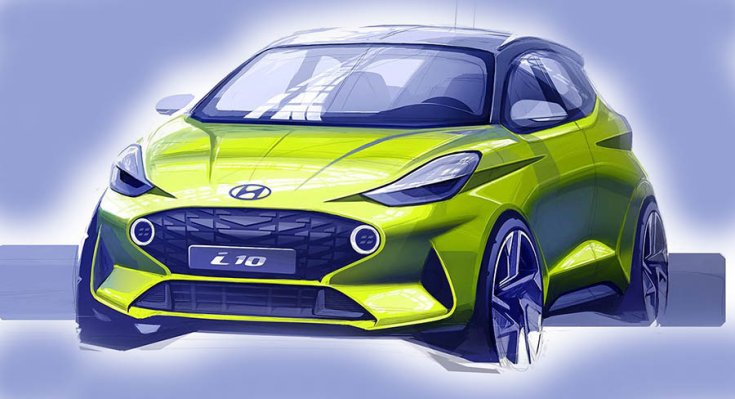 2020-as Hyundai i10 látványterv elölről