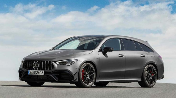 2020-as Mercedes-AMG CLA 45 Shooting Brake elölről