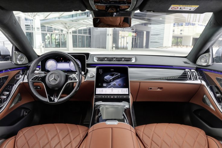 2020-as Mercedes S-osztály beltere