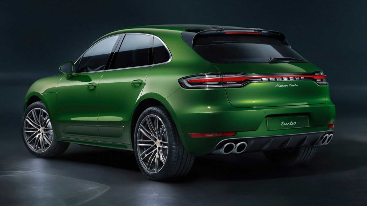 2020 Porsche Macan Turbo hátulról
