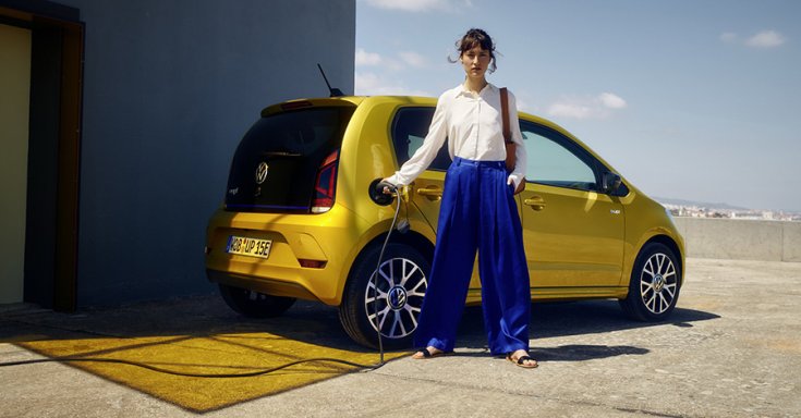 2020 VW e-Up oldalról