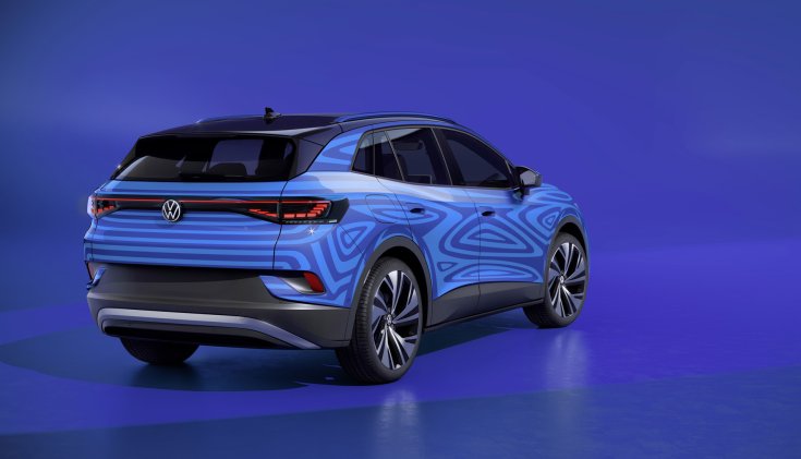 2020-as Volkswagen ID.4 látványterv hátulról