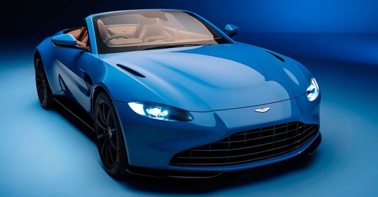 Az Aston Martin Vantage Roadster tető nélkül