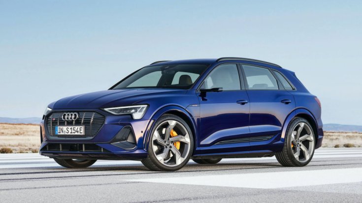 2021-es Audi e-tron S elölről