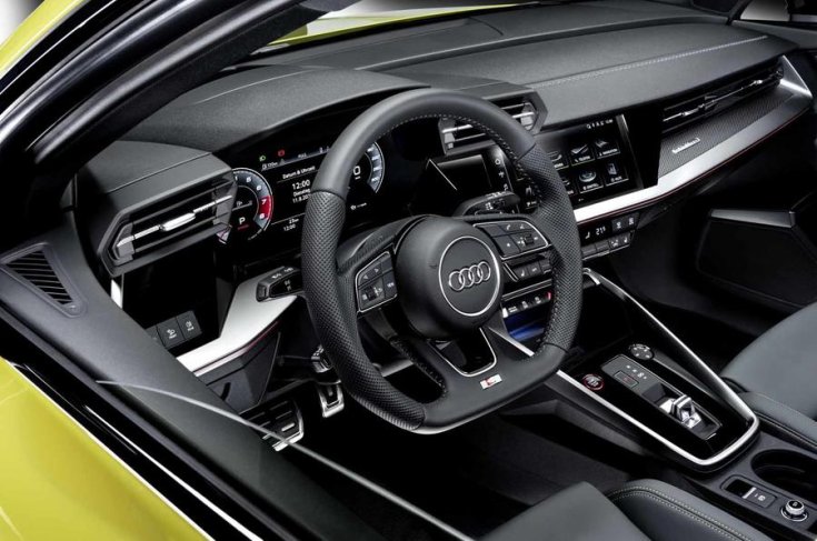2021-es Audi S3 beltér