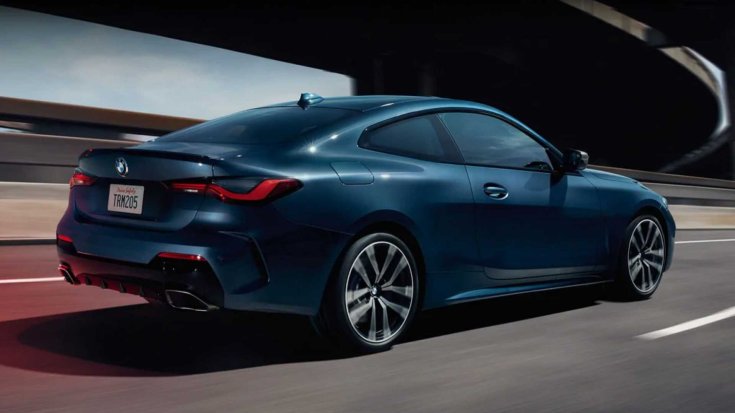 BMW 4-es sorozat 2021 hátulról