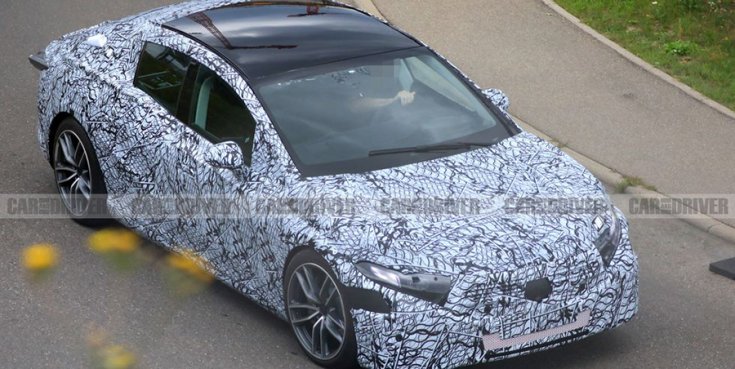 Mercedes-Benz EQS felülről