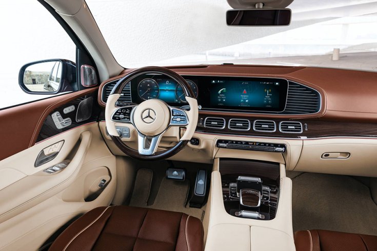 A Mercedes Maybach GLS műszerfala