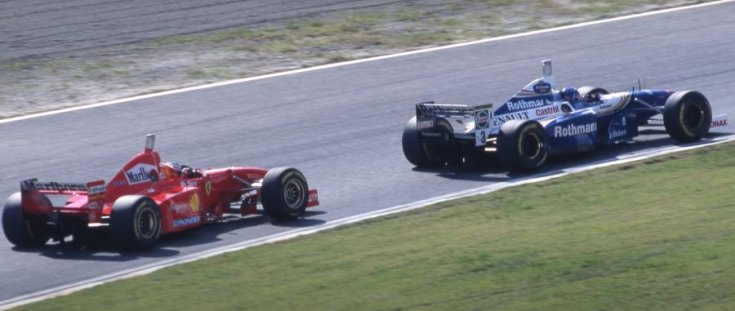 Schumacher és Villeneuve
