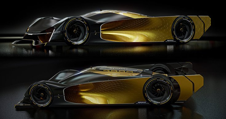 Renault Le Mans hiperautó két szögből