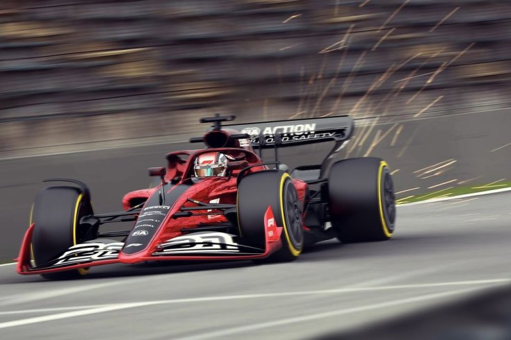 A 2021-es F1-es autó terve