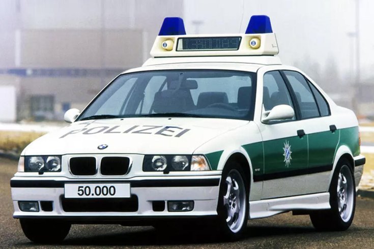 BMW E36 rendőrautó