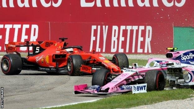 Sebastian Vettel monzai ámokfutásának Lance Stroll lett az áldozata