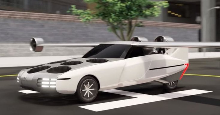 NFT eVTOL Aska repülő autó tanulmány