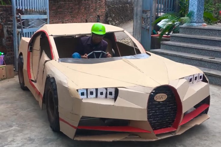 Házilag barkácsolt Bugatti Chiron