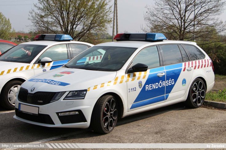 Skoda Octavia rendőrautó