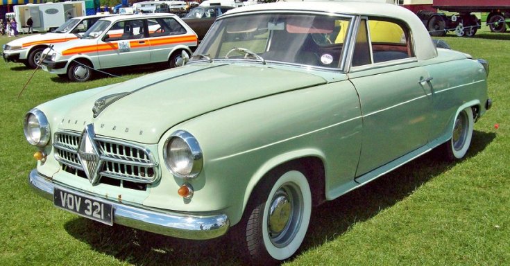 Borgward Isabella kupé, elölnézet