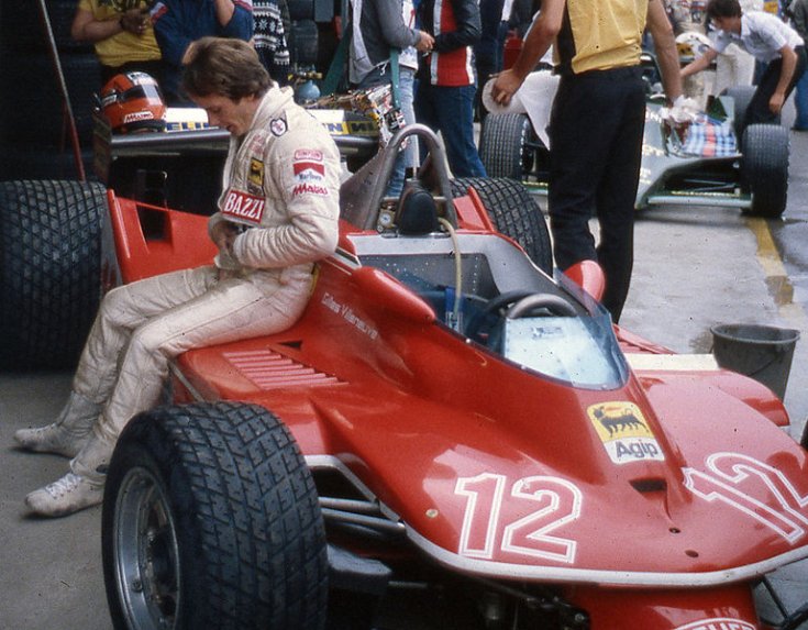 Gilles Villeneuve 1979-ben az Imolai Nagydíjon