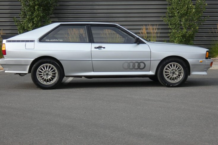 1981-es Audi Quattro oldalról