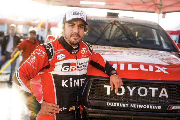 Fernando Alonso a Toyota mellett