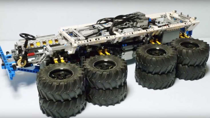 LEGO Tatra T813 modell alváz