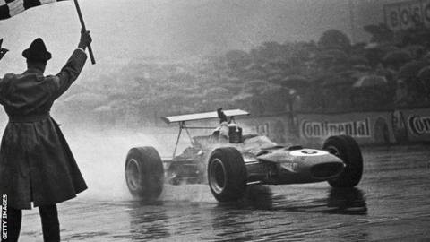 Sir Jackie Stewart csodálatos esős versenye (Német Nagydíj, 1968)