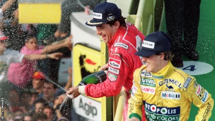 Senna és Schumacher