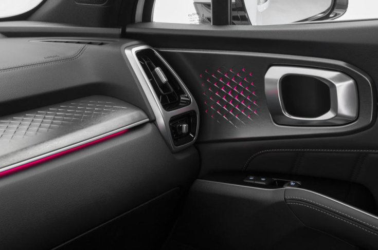 Az új Kia Sorento világító panelja