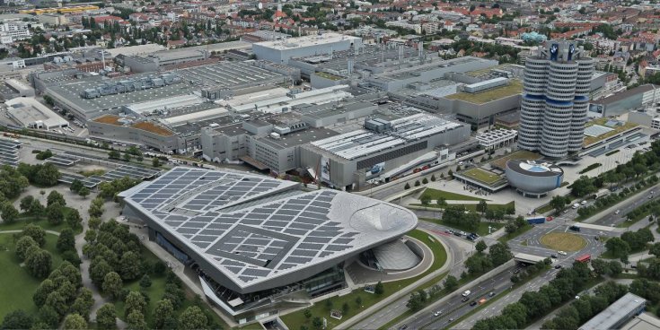 A BMW központja Münchenben