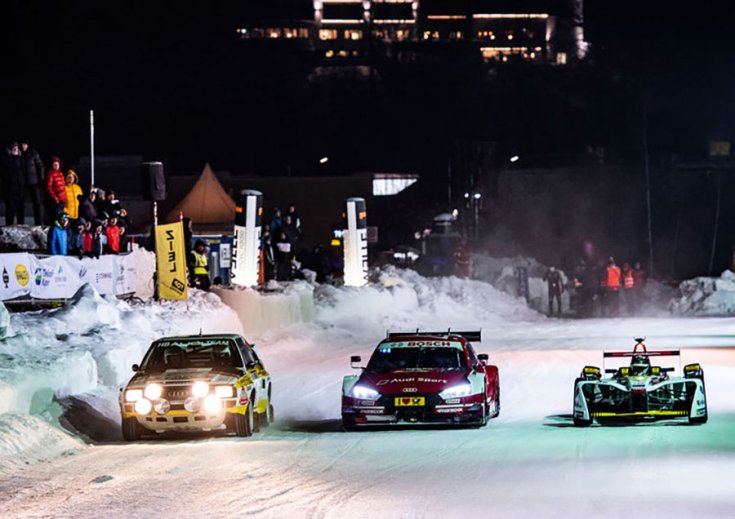 Audi legendák egymás mellett az Ice Race-en