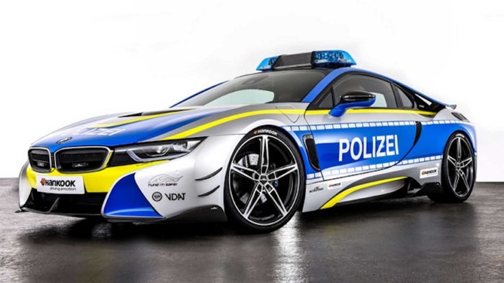 BMW i8 AC Schnitzer rendőrautó