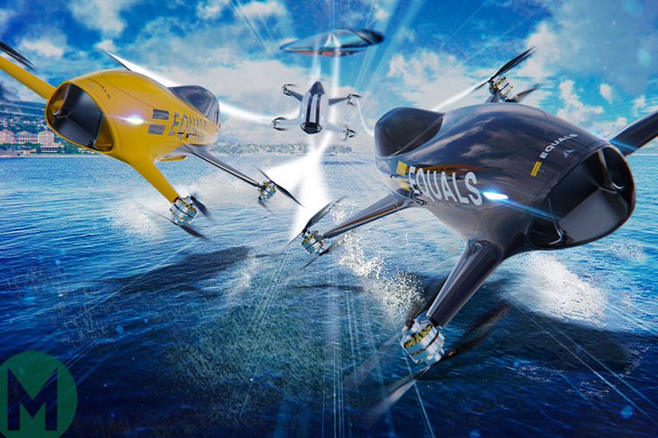 Az Alauda Airspeeder versenyének plakátja