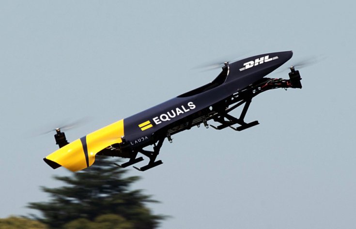 Airspeeder távirányítású változata oldalról