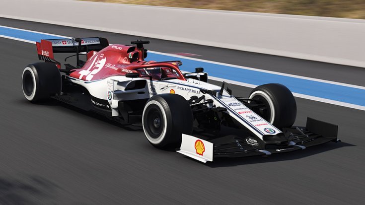 Az Alfa Romeo F1 virtuális autója