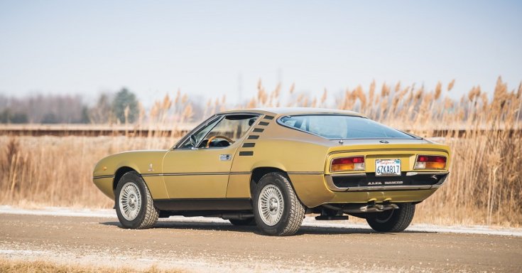 1970 Alfa Romeo Montreal, RM Sotheby’s Aukció, hátulnézet
