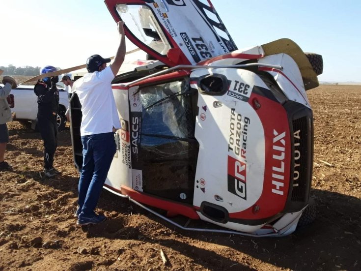 2019 Lichtenburg 400 terepralin Fernando Alonso bukása