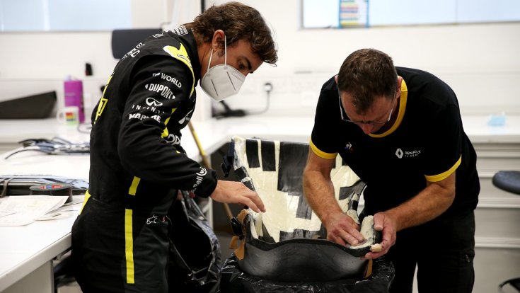 Alonso már a 2021-es ülését próbálgatja a Renaultnál