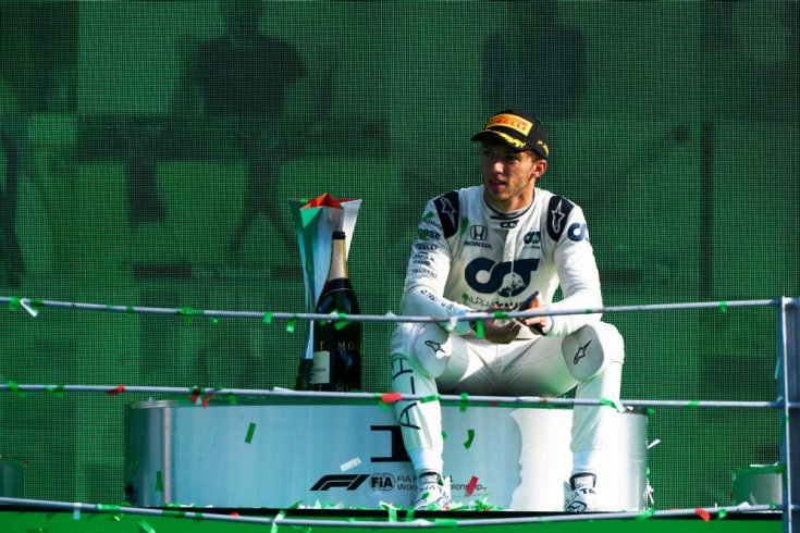 Pierre Gasly dobogón