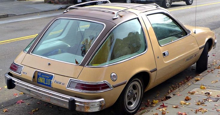 AMC Pacer, hátulnézet