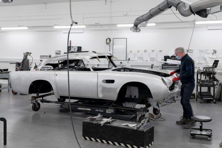 Aston Martin DB5 gyártás
