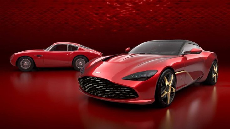 Aston Martin DBS GT Zagato és DB4 GT Zagato elölről