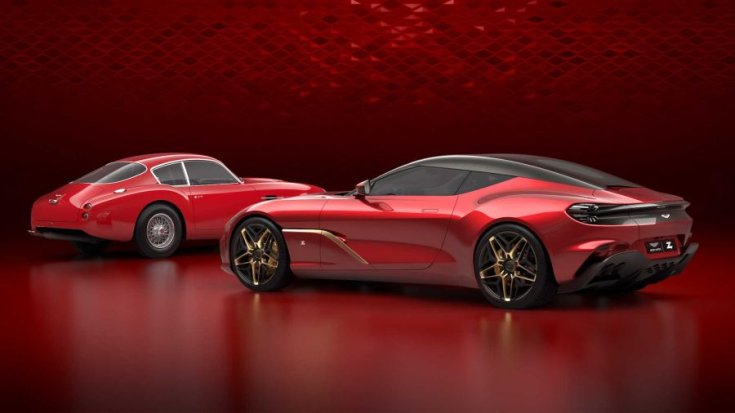 Aston Martin DBS GT Zagato és DB4 GT Zagato hátulról
