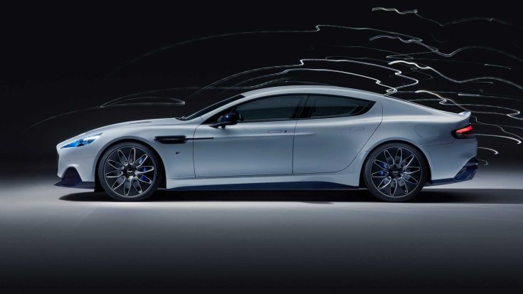Aston Martin Rapide E modell elektromos koncepciója oldalról