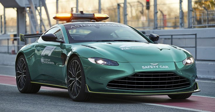 Aston Martin Vantage biztonsági autó