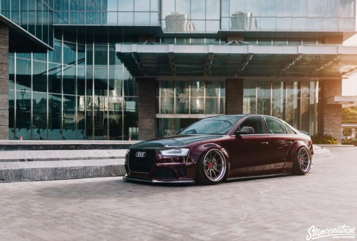 Audi A4 stance