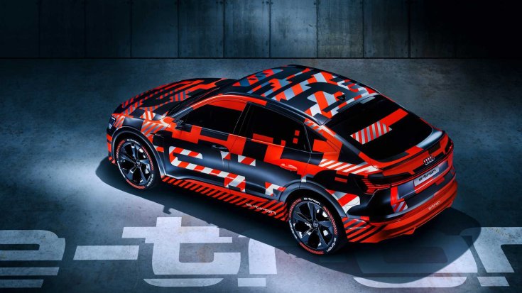 Audi e-tron Sportback hátulról